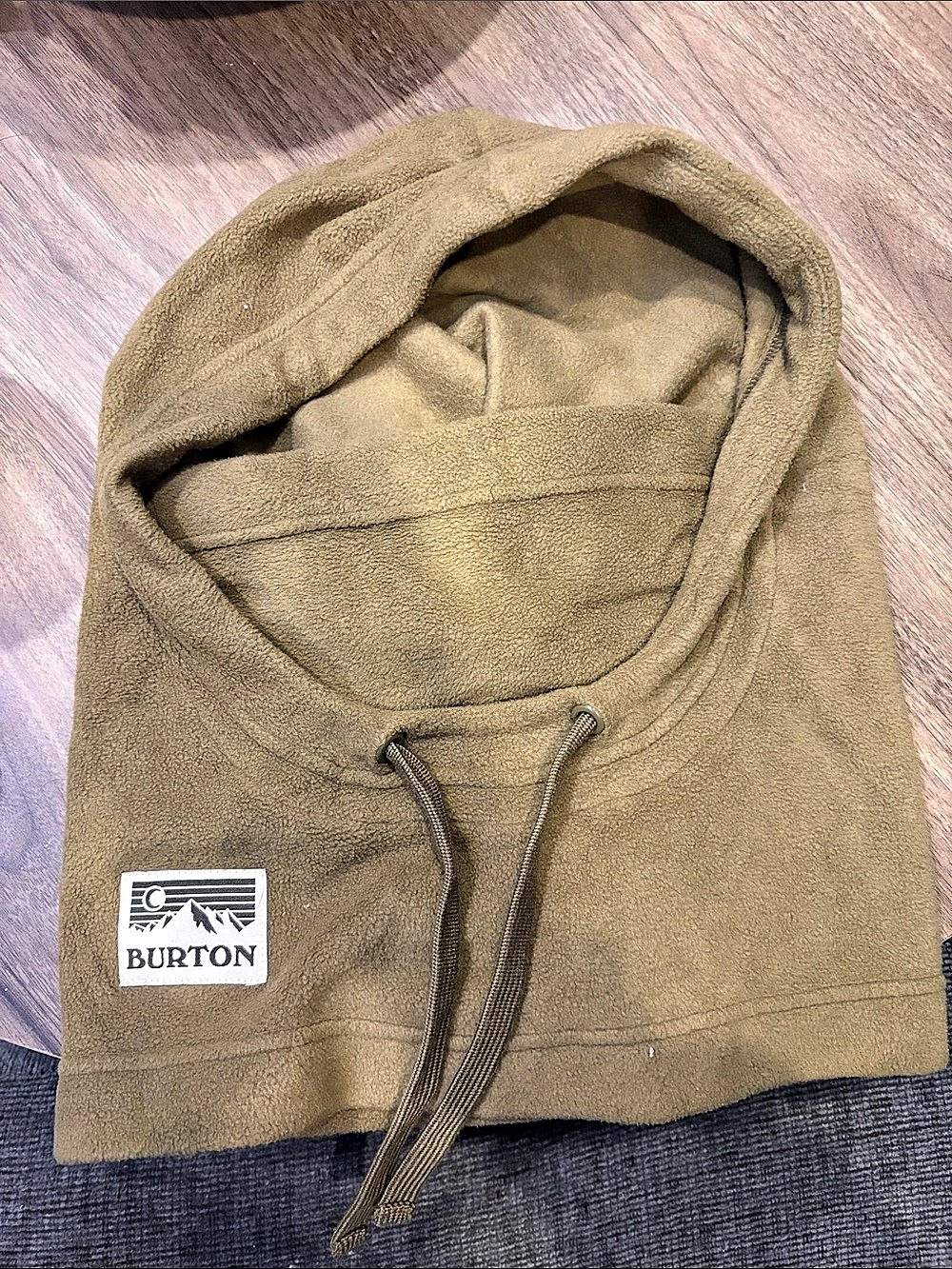 Burton Burke Hood Green Fleece Hoodie